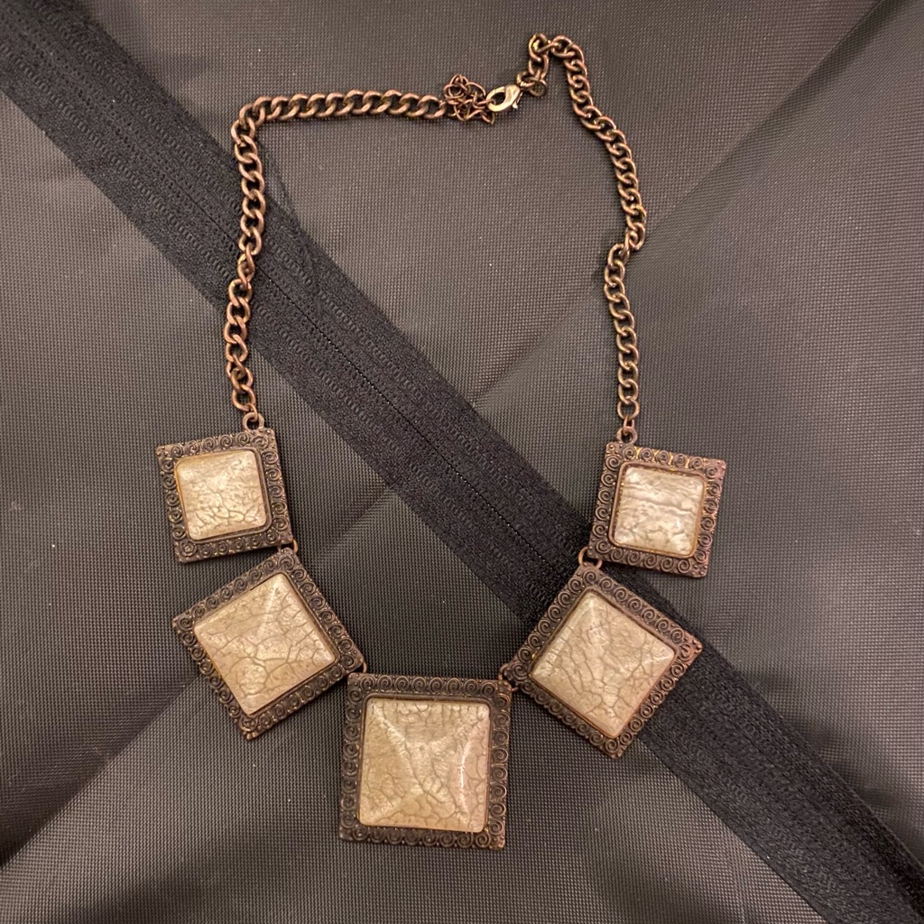 Square Statement Necklace
